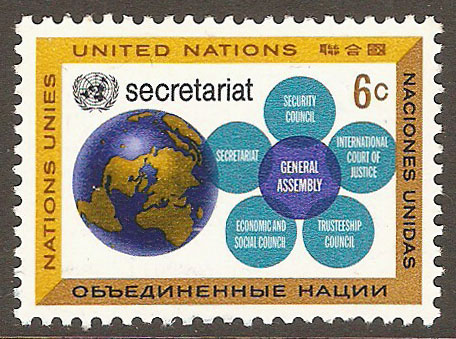 United Nations New York Scott 181 Mint
